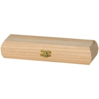 Caja de madera rectangular lisa de 33 x 12 x 12 cm por 11,50 €