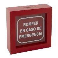 Hucha de Romper en caso de emergencia