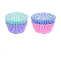 Cápsulas para cupcakes en cuatro colores - House of Marie - 100 unidades