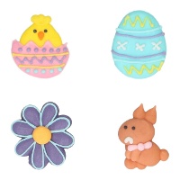 Figuras de azúcar de Easter Vibes - Wilton - 8 unidades