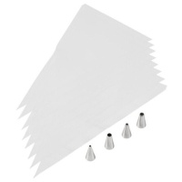 Kit de mangas desechables con boquillas de acero para decoración - Wilton - 12 piezas