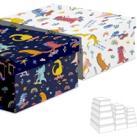 Caja rectangular Dinosaurios - DCasa - 15 unidades
