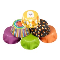Cápsulas para cupcakes de Fantasmas y colores - Wilton - 150 unidades