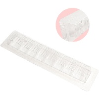 Molde plástico para turrón y chocolate de 25 x 3,5 cm líneas