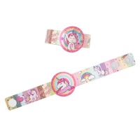 Pulseras de Unicornio iridiscentes - 2 unidades