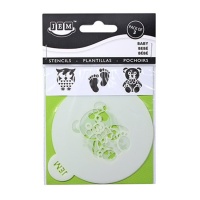 Stencils de Bebé para cupcakes de 9 cm - JEM - 3 unidades