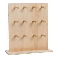 Expositor de madera de 30 x 30 cm
