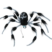 Colgante de araña con luz, sonido y movimiento de 80 cm