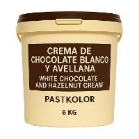 Crema de chocolate blanco y avellana de 3 kg - Pastkolor