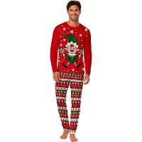 Pijama de elfo navideño para adulto