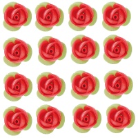 Obleas de flores de 3,5 cm - Dekora - 150 unidades