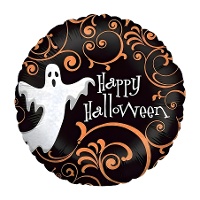 Globo de Happy Halloween de fantasma de 45 cm - Party love