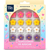 Figuras de azúcar de Flower Garden - Azucren - 16 unidades