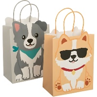 Bolsa regalo de 14 x 11,5 x 6,7 cm de Perro - 1 unidad