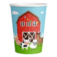 Vasos de La Granja Alegre de 250 ml - 8 unidades