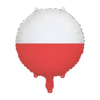 Globo de bandera de Polonia de 35 cm