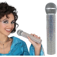 Micrófono brillante de 21 cm