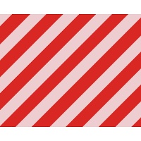 Papel de regalo con rayas rosas y rojas de 2 x 0,70 m - 1 unidad