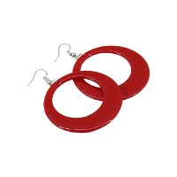 Pendientes redondos de flamenca infantiles