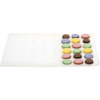 Tapete de silicona para macarons de 30 x 40 cm - Decora - 48 cavidades