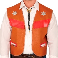 Chaleco de vaquero - 1 unidad
