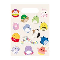 Bolsas de Squishmallows de plástico - 6 unidades