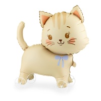 Globo de gato de 65 x 61 cm con ruedas