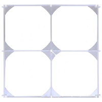 Estructura de pared para globos - 4 huecos