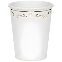 Vasos de floral elegante de 220 ml - 6 unidades