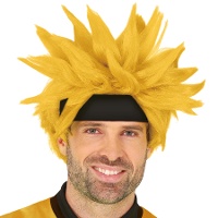 Peluca de ninja Naruto rubia