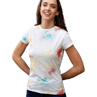 Camiseta de poliéster 100% transpirable de 160 g pintura para mujer - 1 unidad