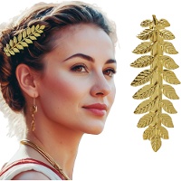 Pinza de laurel dorada