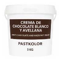 Crema de chocolate blanco y avellana de 3 kg - Pastkolor