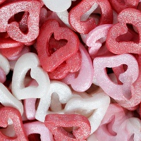 Sprinkles de corazones huecos de 60 gr - Azucren