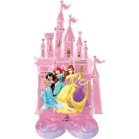 Globo de Castillo de Princesas con base de 66 x 134 cm
