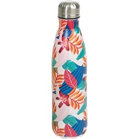 Botella de 0,5 L con diseño tropical colorido