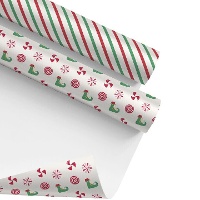 Papel de regalo de Elfo de 2 x 0,70 m - 1 unidad