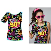 Camiseta retro años 90 para mujer