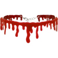Gargantilla efecto sangre vampírica