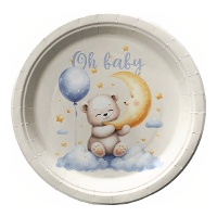 Platos de Oh Baby con estrellas de 18 cm - 8 unidades