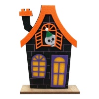 Casa de Halloween con base de 18 x 12 cm