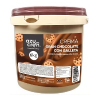 Crema de gran chocolate con galleta de 6 kg - Azucren