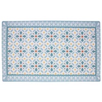 Alfombra cocina de 75 x 45 cm Hidráulico azul claro