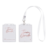 Lanyard de Team Bride - 4 unidades