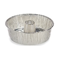 Molde desechable para bizcocho de 19,5 x 19,5 x 6 cm - 4 unidades