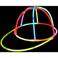 Gorra luminosa multicolor - 1 unidad