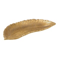 Vaciabolsillos pluma oro de 25,3 x 8,5 cm - DCasa