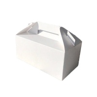 Caja para tarta rectangular con asa de 22 x 12 x 10 cm - Sweetkolor