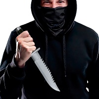 Machete de asesino de 40 cm