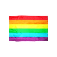 Bandera arcoíris de 60 x 90 cm